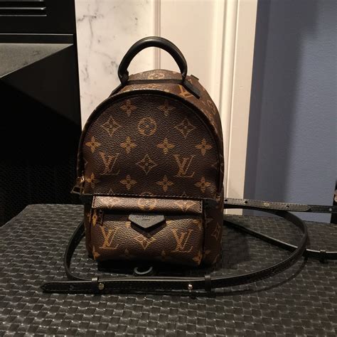 lv palm springs mini blacpack